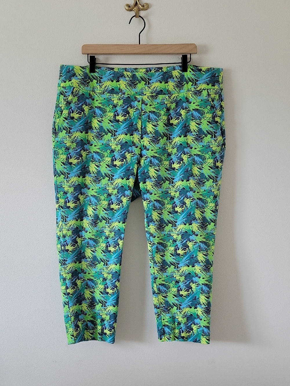 Soft Surroundings Superla Stretch Pull-on Palmas Skinny Cropped Pants Size 1X